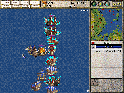 Enemy reinforcements attack from the flank