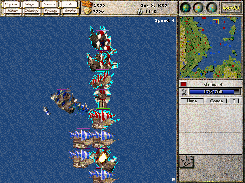 Another enemy Galleon slides beneath the waves