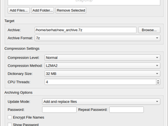 7Zip-GUI Screenshot 1