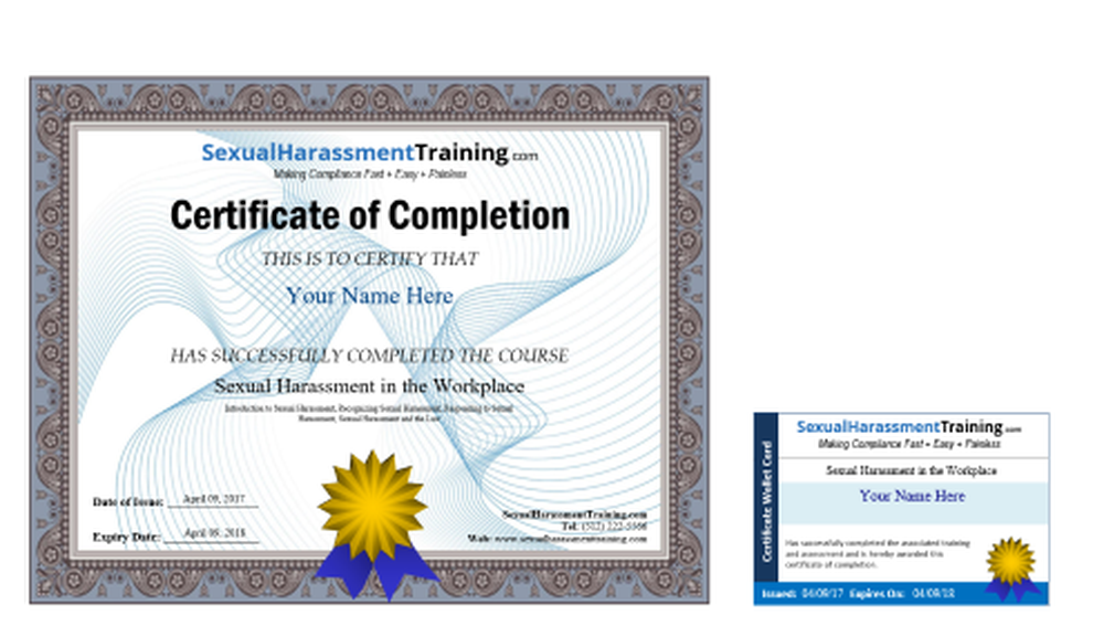SexualHarassmentTraining.com Screenshot 1