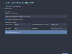 SEZOY first step for server boot