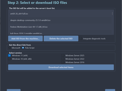 SEZOY step 2 for select ISO and download ISO