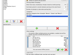 The settings tab