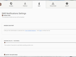 SMS Settings