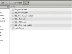 The file names