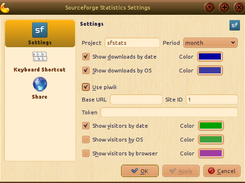 The configuration screen.