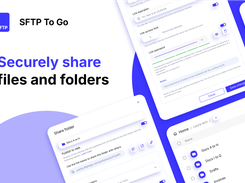 Securely share files and folders from SFTP To Go with enhanced controls like password protection, expiry options, and access limits—using Share Links.