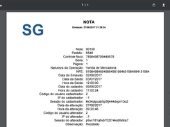 PDF com informações (módulo de Vendas sub módulo vendas) 