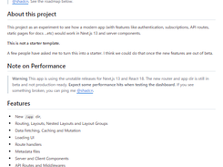 shadcn Taxonomy Screenshot 1