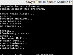 Sawyer Text-to-Speech ShaderX Engine Screenshot 3