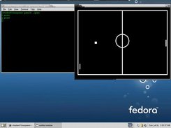 A shot of the game working on linux
