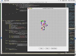 This image shows an implementation of Conways Game of Life