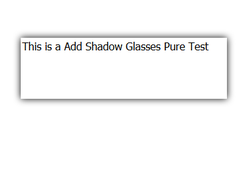Shadow Glasses Div