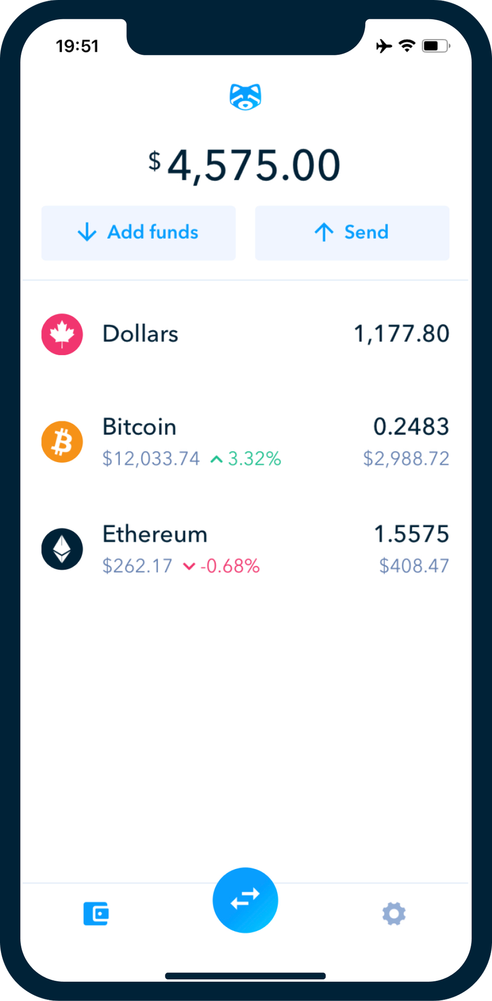 Shakepay Screenshot 1