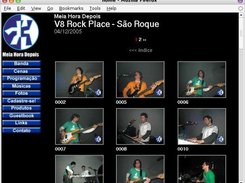 Photo gallery created with shalbum on my brother's band site