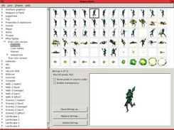 The bitmap editor on Linux