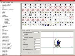 The frame editor on Linux