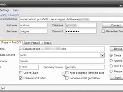 Importing a shp-file into PostGIS.