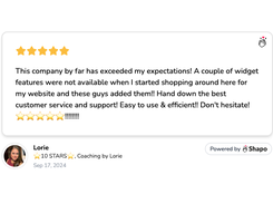 Clean, brand-ready testimonial cards that spotlight authentic customer voices.
