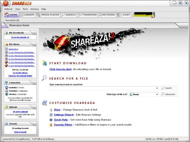 TÉLÉCHARGER SHAREAZA 2.2
