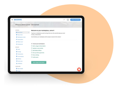 Sample admin panel