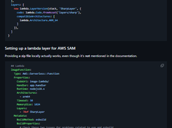 sharp for AWS Lambda Layers Screenshot 1