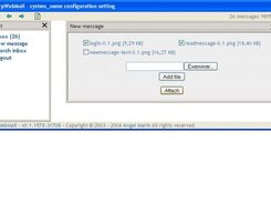 Attaching files to a new message - v0.1b - 04/27/2004