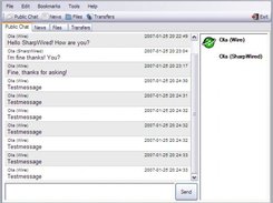 SharpWired - Main Window / PublicChat (070125)