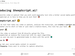 SheepScript.ai Screenshot 1