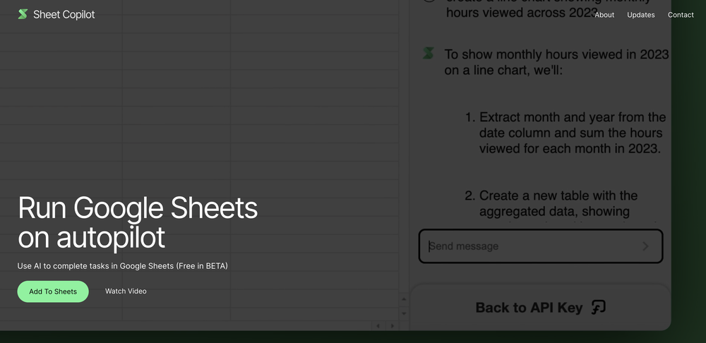 Sheet Copilot Screenshot 1