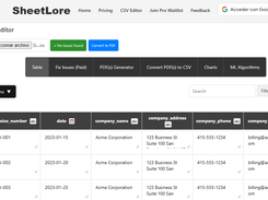 SheetLore Screenshot 1