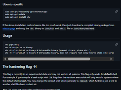 Shell Script Compiler Screenshot 1