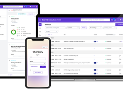 Sherpany integrates with multiple devices, including desktops, tablets, and phones.