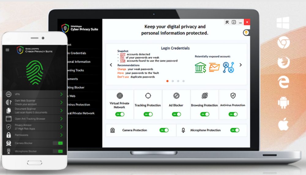 ShieldApps Cyber Privacy Suite Screenshot 1