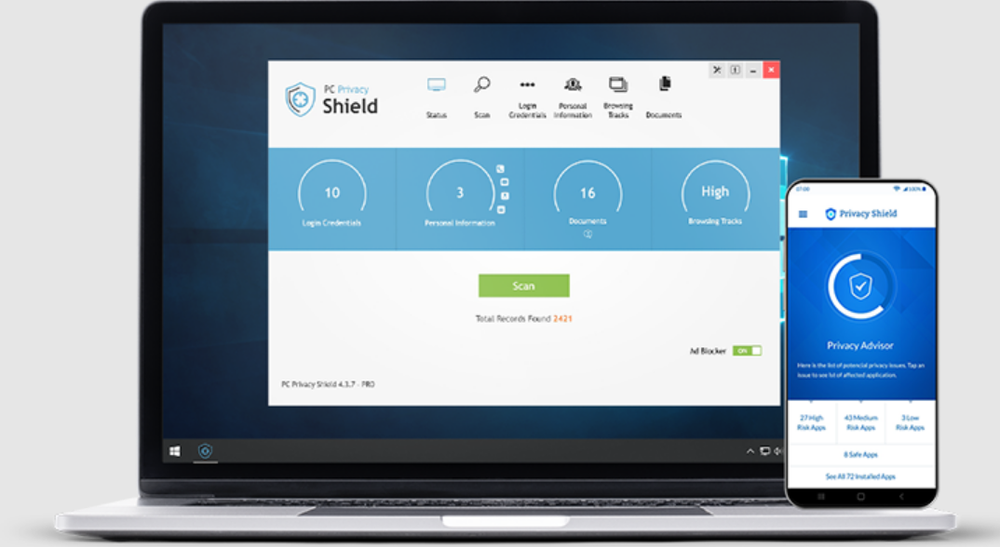 ShieldApps PC Privacy Shield Screenshot 1