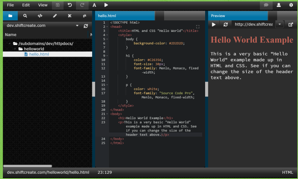 ShiftEdit Screenshot 1