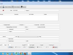 Sea Export Shipment Form