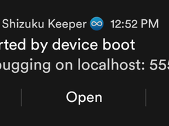 Shizuku started at boot via USB debugging