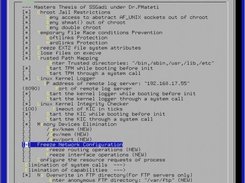 Main menu of SHKernel configuration
