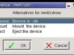 Options for the cdrom drive