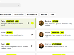 Shoorts AI voice for different formats (UGC, faceless, scary stories..)