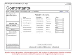 First draft of example GUI for managing contestants.