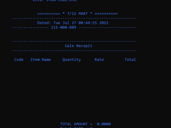 Billing System In C