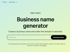 Shopify Business Name Generator Screenshot 1