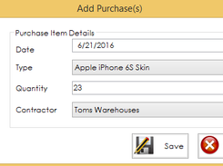 4 - Add Purchase Items