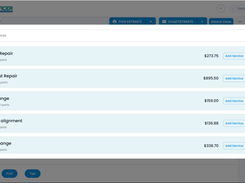Set up and reuse common repair jobs with just a click. ShopOfficer’s Canned Service feature makes creating estimates and invoices faster, reduces errors, and keeps your shop running smoothly