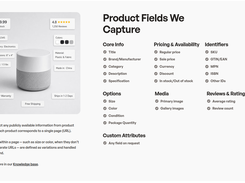 Capture product details, pricing, availability, and images automatically