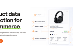 Extract product data from an online store using a no-code platform