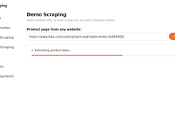 Instant Product Page Extraction