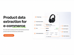 Extract product data from an online store using a no-code platform